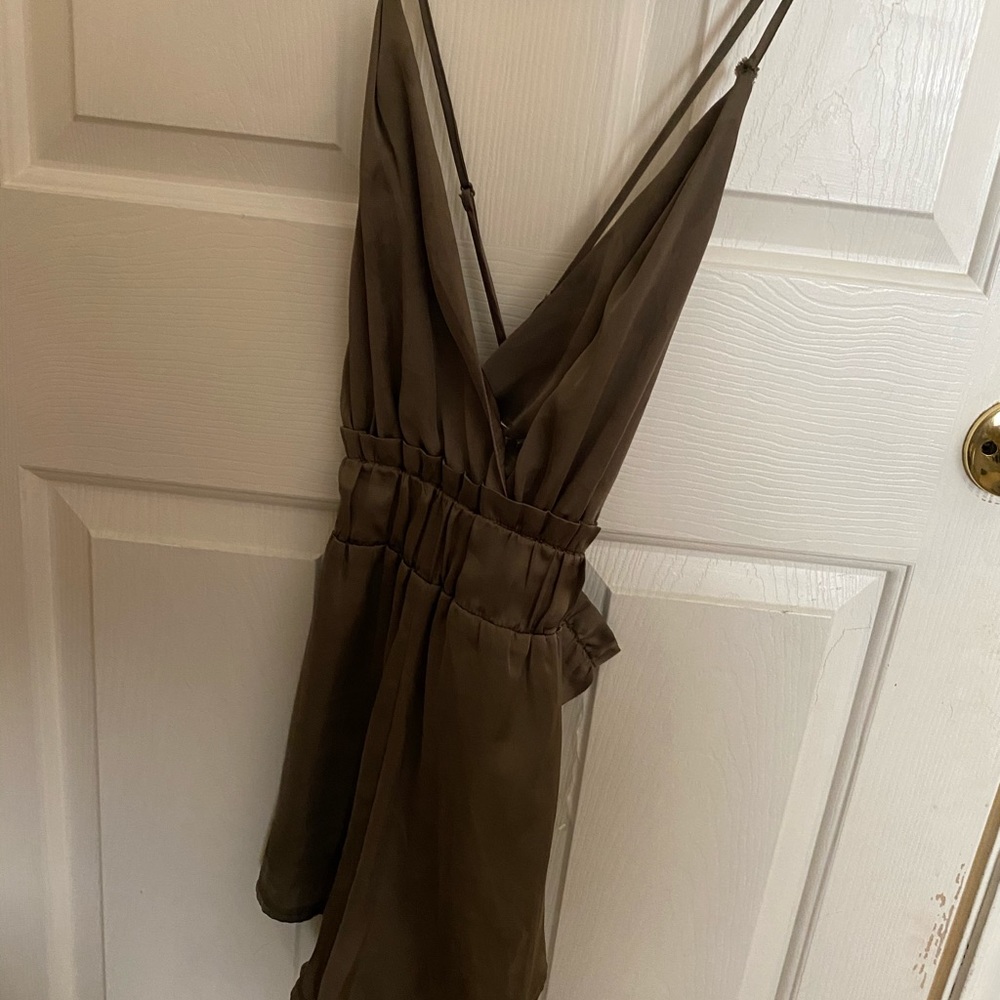 Silk romper